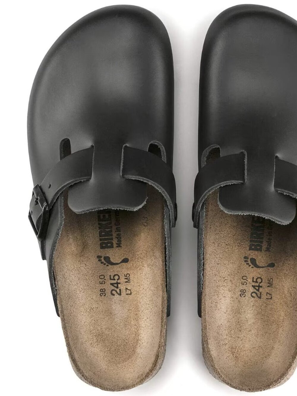 Birkenstock Women's Black Boston Super Grip Clogs Size 38